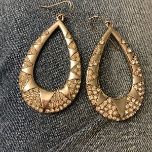 Silver earrings